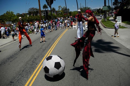 Stilt Soccer